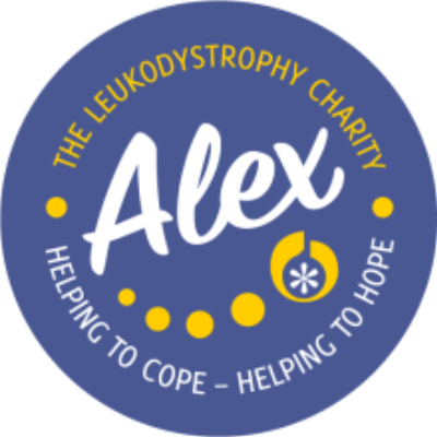 Logo of Alex, the Leukodystrophy Charity, an organization that provides support and information for those with a leukodystrophy.
